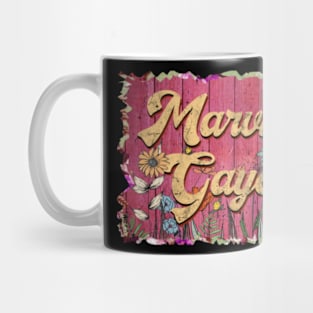 Classic Marvin Personalized Flowers Gaye Proud Name Mug